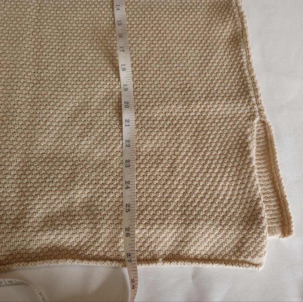 Henley Button Up Waffle Knit Crewneck Sweater Size XL - Picture 8 of 9